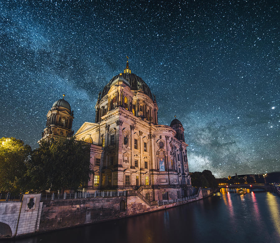 Berlin at night Photograph by MarioGuti