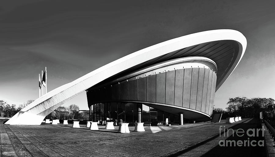 Berlin Conference Hall 16 bw Photograph by Rudi Prott