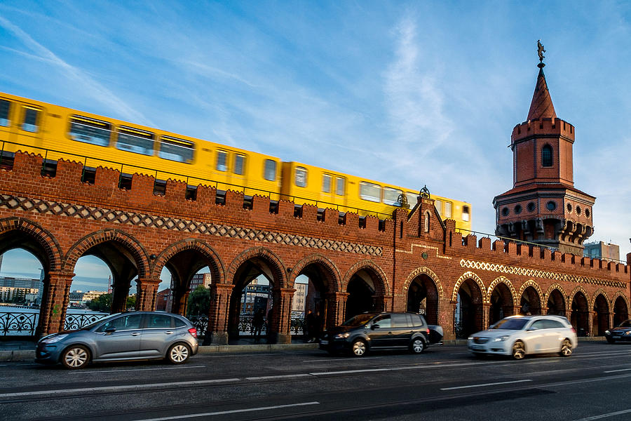 Berlin, Germany - September 21, 2015: Famous Oberbaumbrücke in Berlin Photograph by I just try to tell my emotions and take you around the world