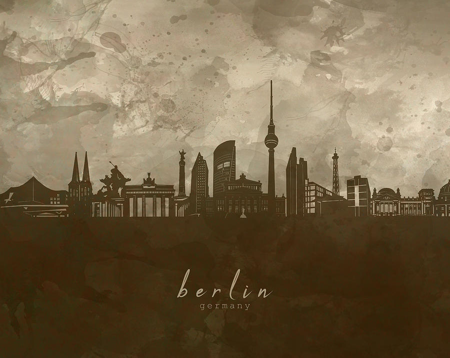 Berlin Skyline Panorama 4 Digital Art