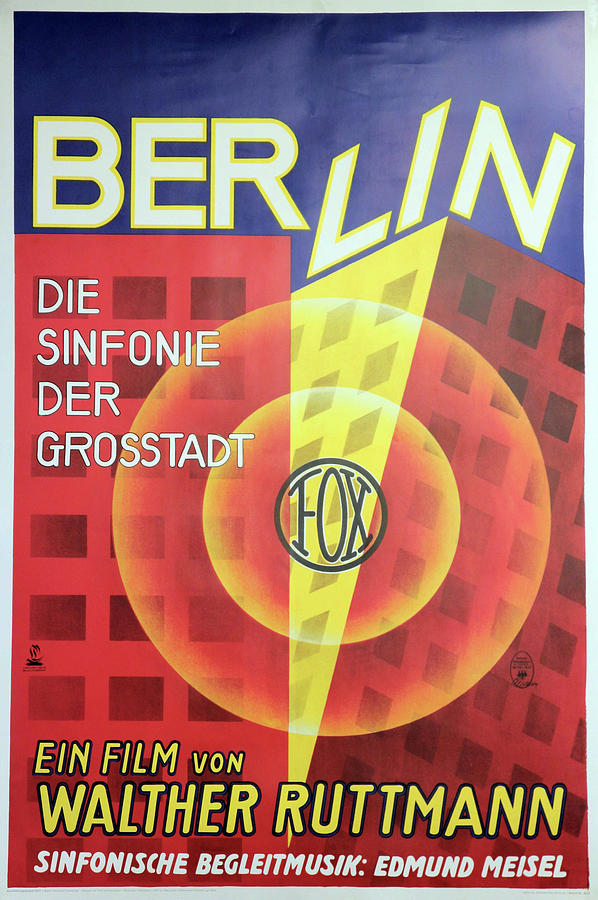 Berlin- Symphony of a Great City, 1927 Mixed Media by Movie World Posters