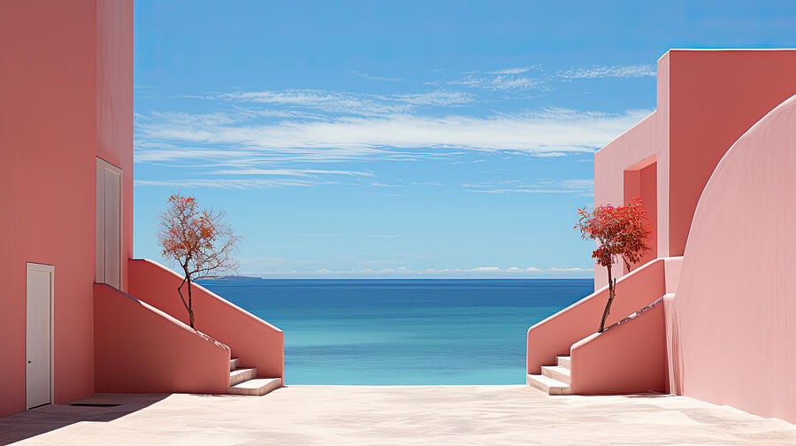 Bermuda Coastal View Digital Art by Evie Carrier