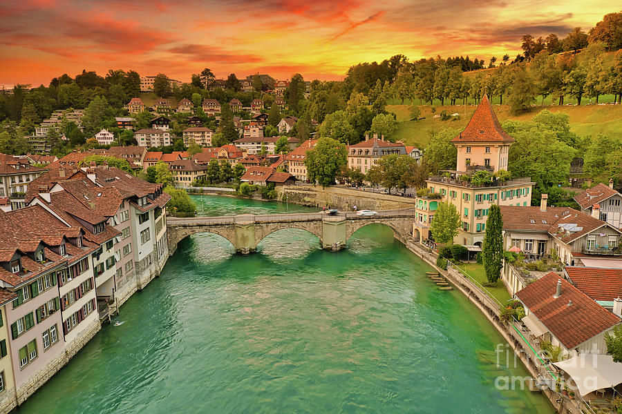 Bern Switzerland bridge Photograph by Benny Marty
