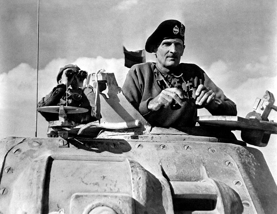 Monty Photograph - Bernard Law Montgomery by War Is Hell Store