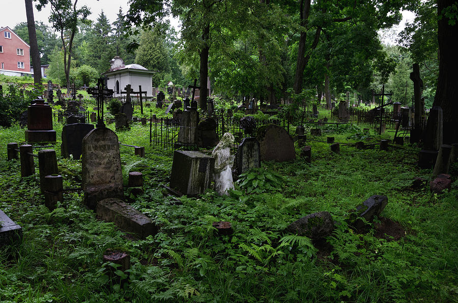 Bernardine Photograph - Bernardine Cemetery in Uzupis #7 by RicardMN Photography