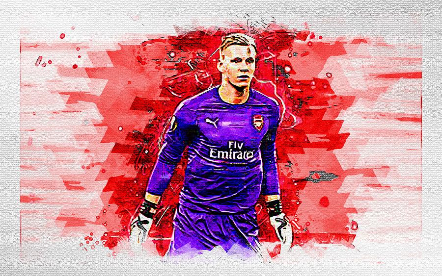 Bernd Leno German Footballer Arsenal FC Soccer Goalkeeper Premier ...