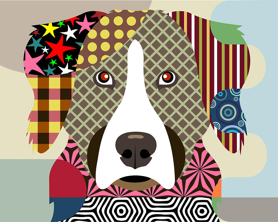 Bernese Mountain Dog Digital Art by Lanre Studio Fine Art America