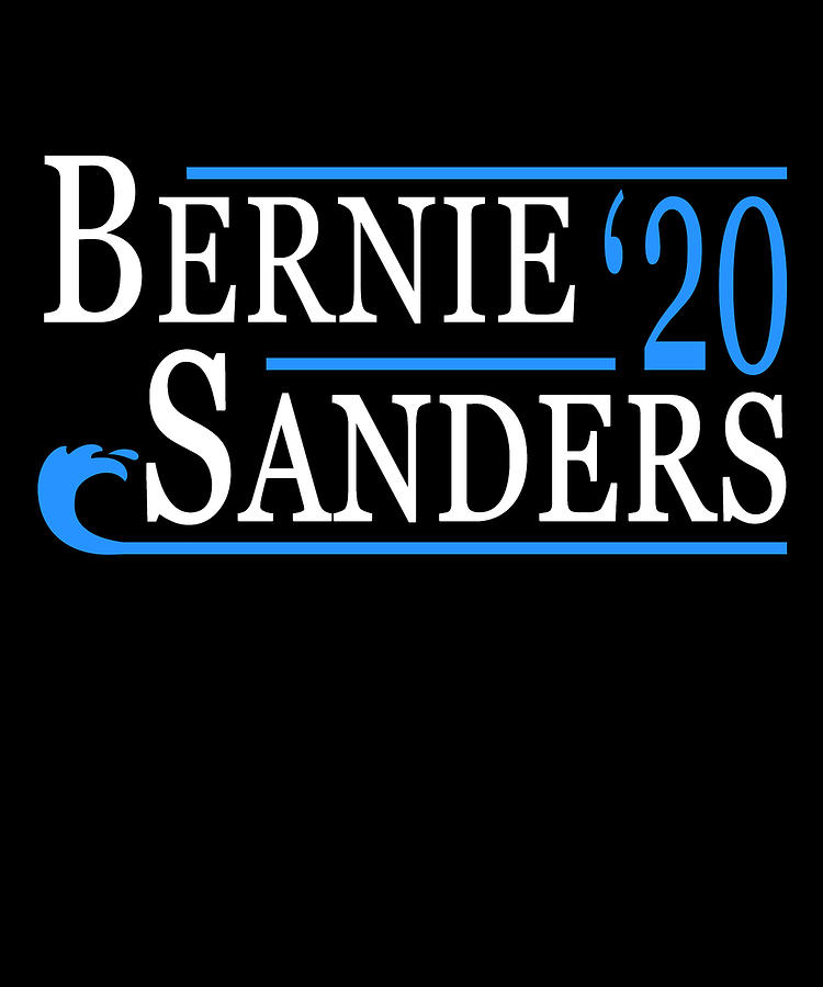 Bernie Sanders Blue Wave 2020 Digital Art by Flippin Sweet Gear