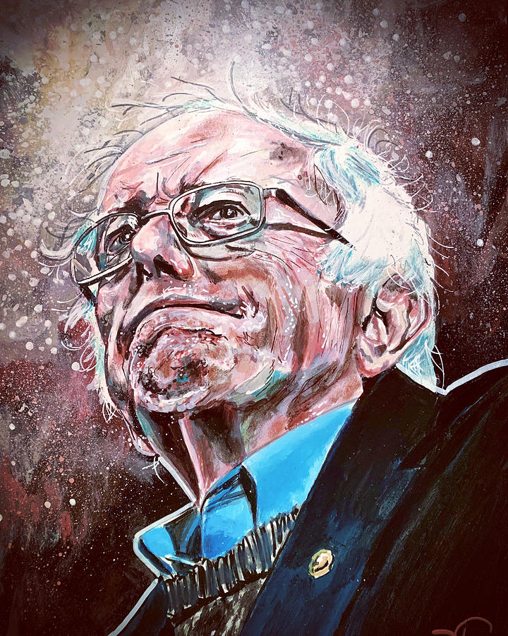 Bernie Sanders Painting by Joel Tesch