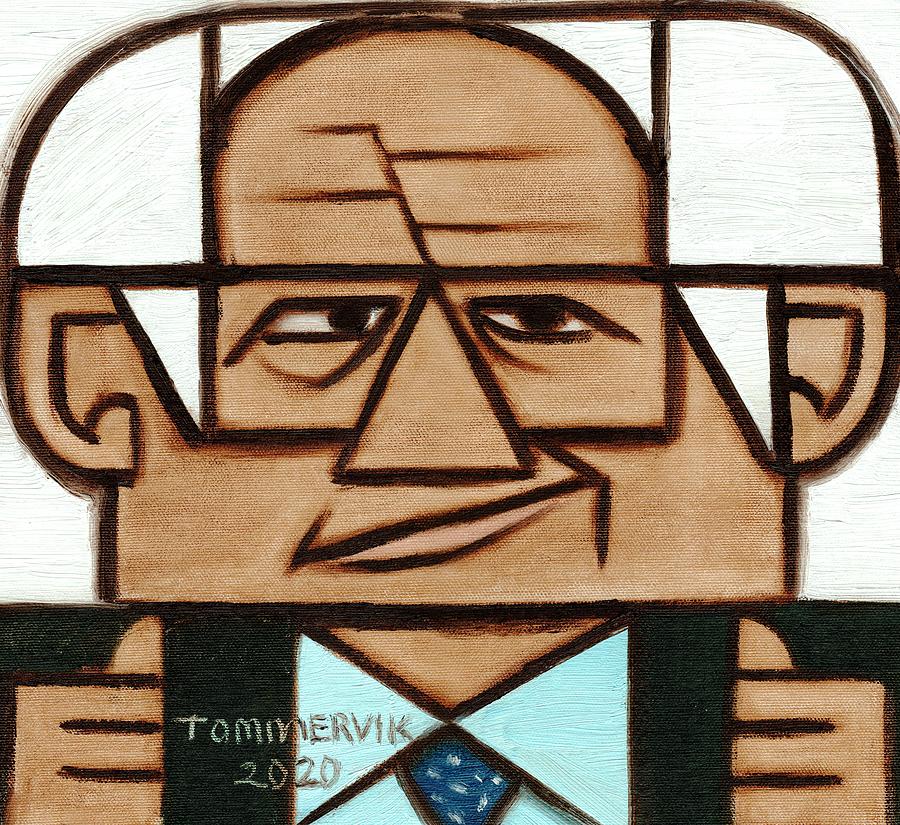 Bernie Sanders Two Thumbs Up Art Print Painting by Tommervik