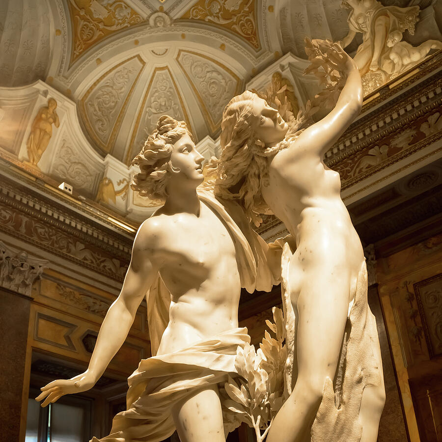 Apollo e Dafne by Gian Lorenzo Bernini, 1625 Photograph by Paolo Modena