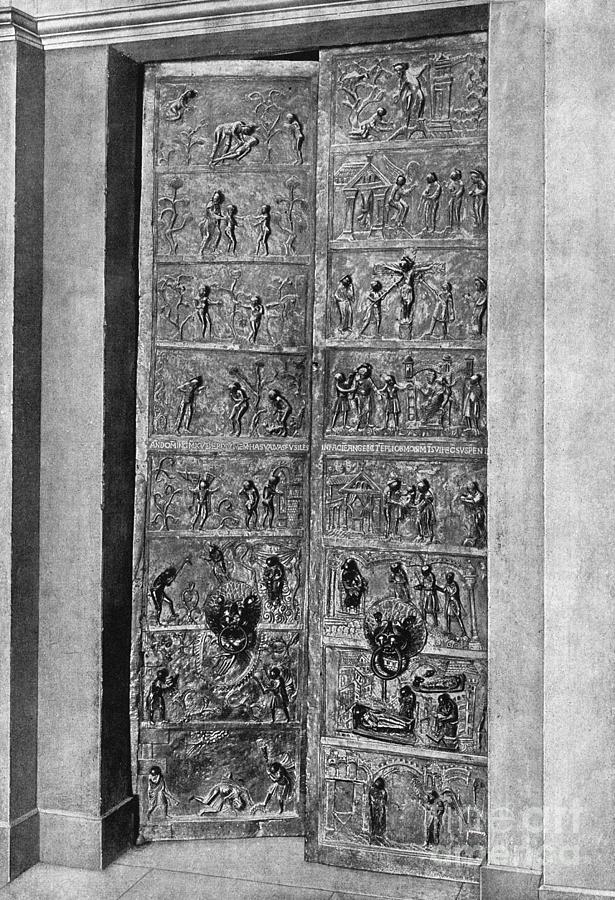 Bernward Doors Photograph by Granger