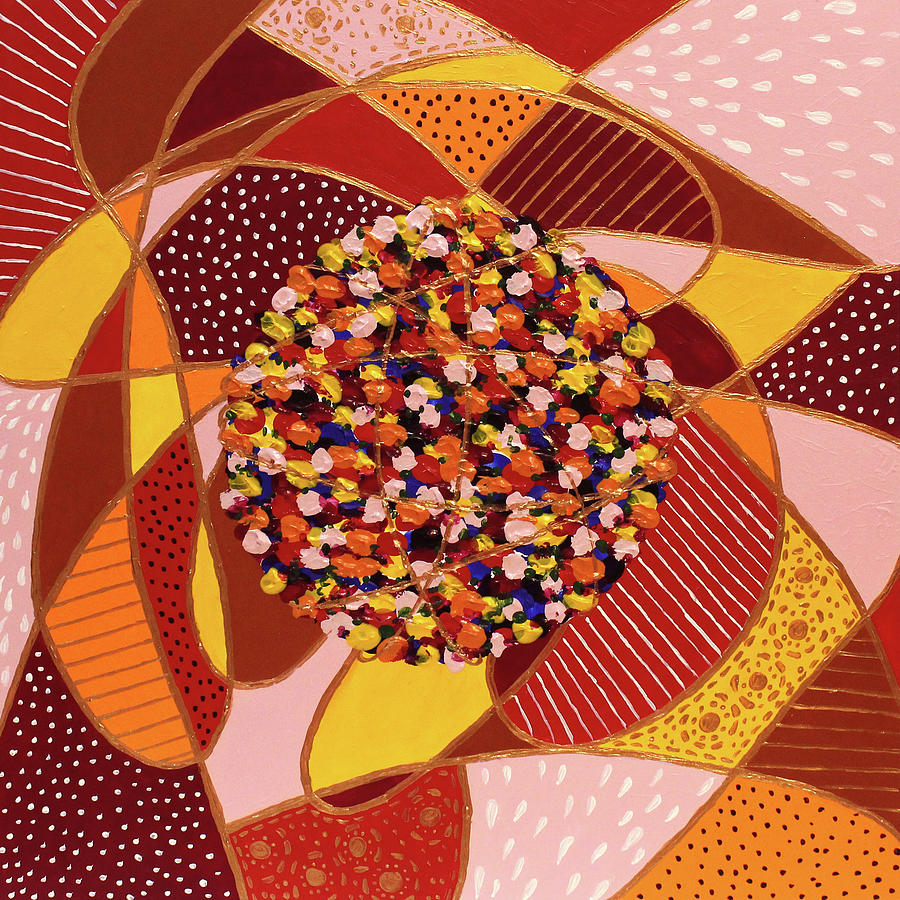 Berry Flavored Gumdrop Painting by Sherell Marie Berry Flavored Gumdrop Painting by Sherell Marie