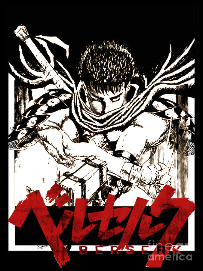 Berserk Novel Guts Anime Drawing by Anime Art - Pixels