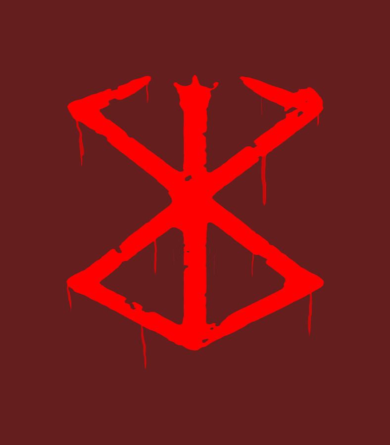 Berserker Rune Norse Viking Warrior Bloody Symbol Digital Art by Kyreec ...