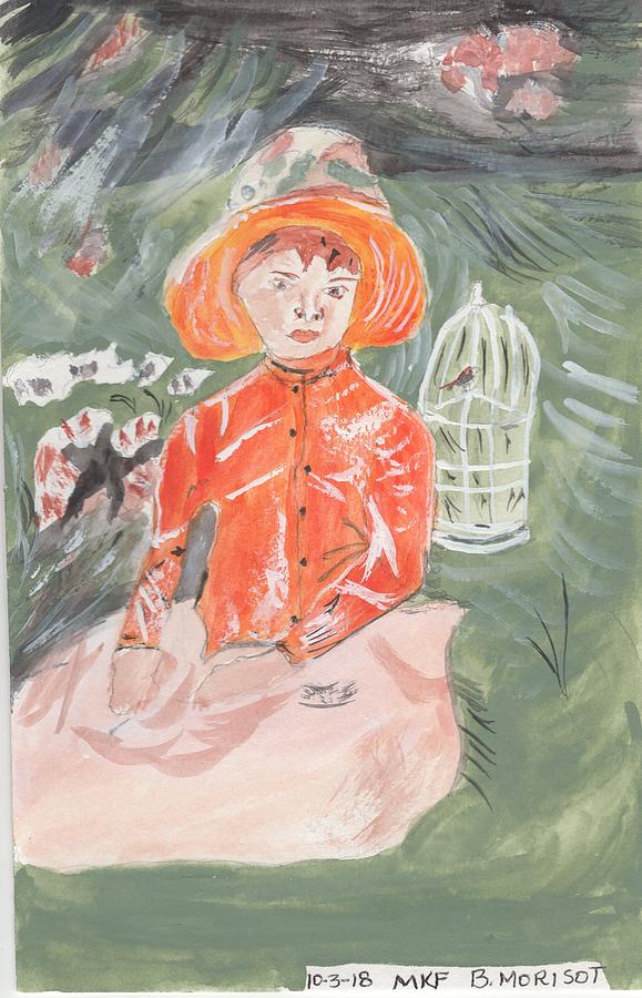 Berthe Morisot The Bird Cage Painting by Mary Kate Fortner