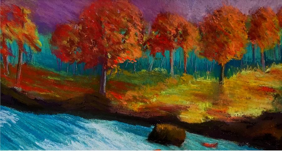 Beside The River Painting