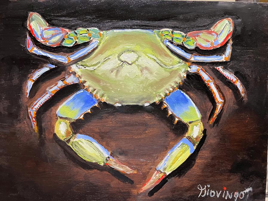 Blue Crab Paintings Painting by Frank Giovingo - Fine Art America