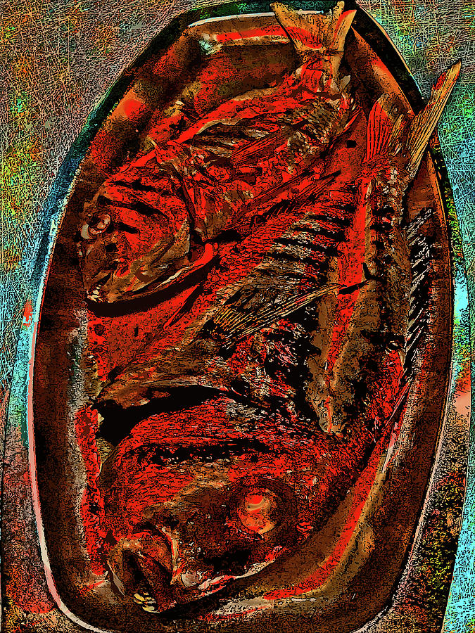 Best Fried Fish. Digital Art