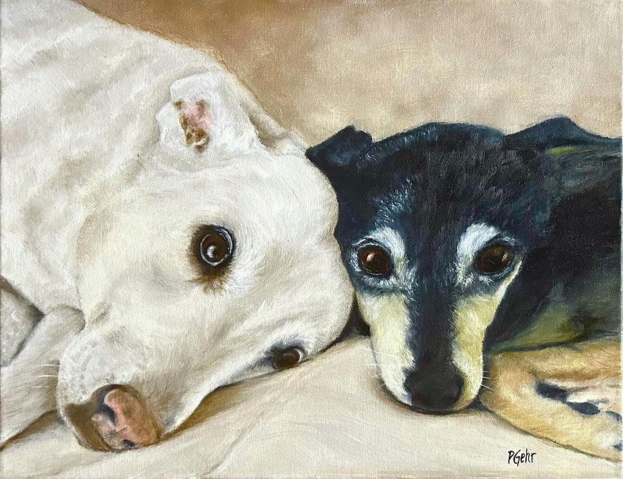 Best Friends Painting by Dr Pat Gehr