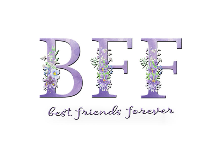 Best Friends Forever Digital Art by HH Photography of Florida