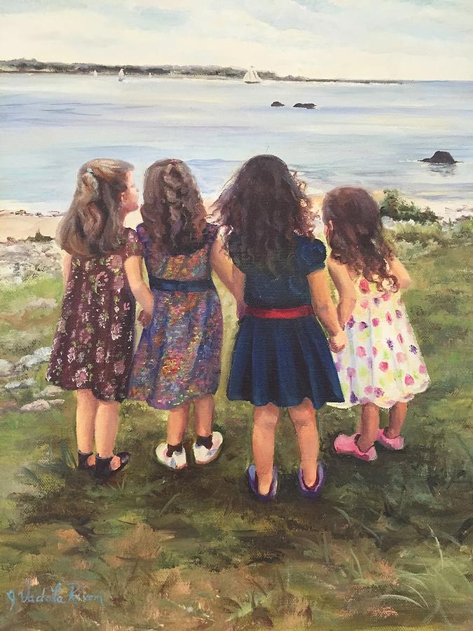Best Friends Painting by Judy Rixom