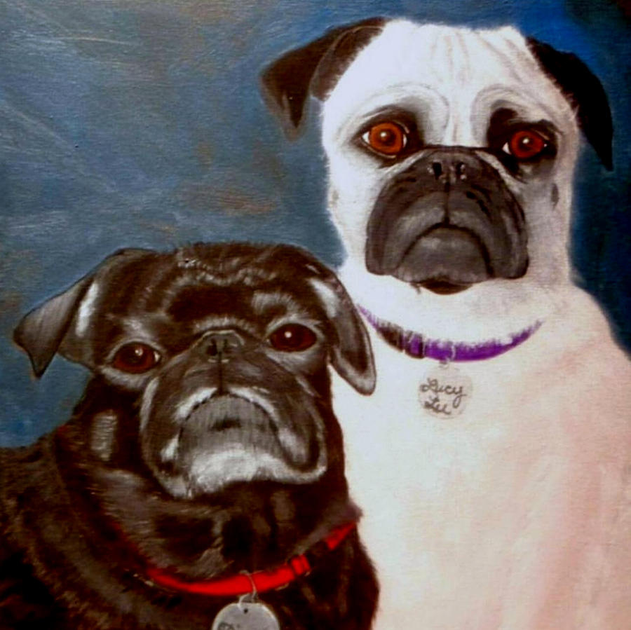 Best Friends Painting by Karyn Robinson