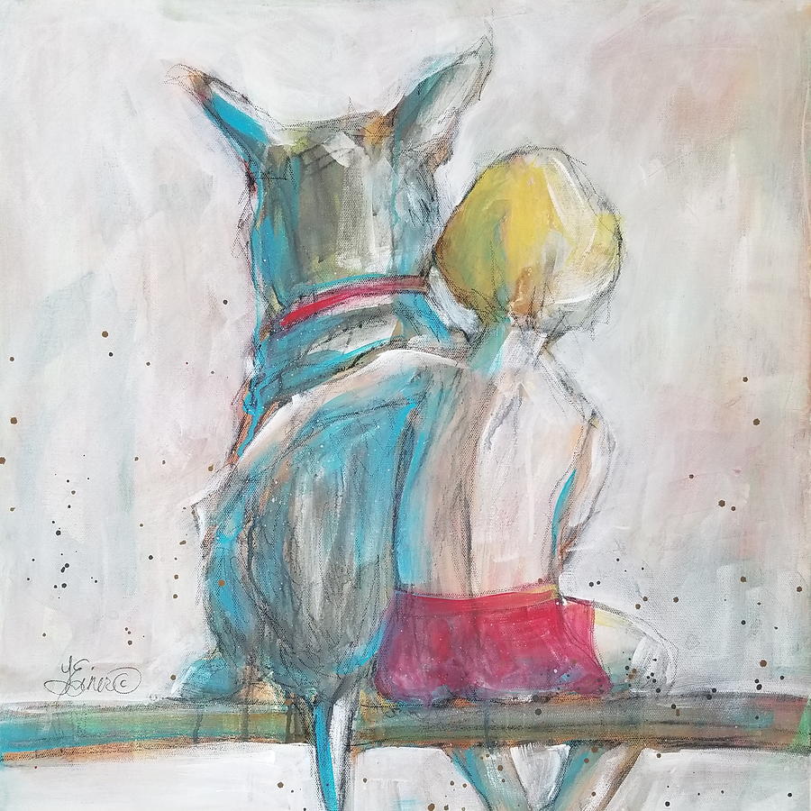 Best Friends Painting by Terri Einer