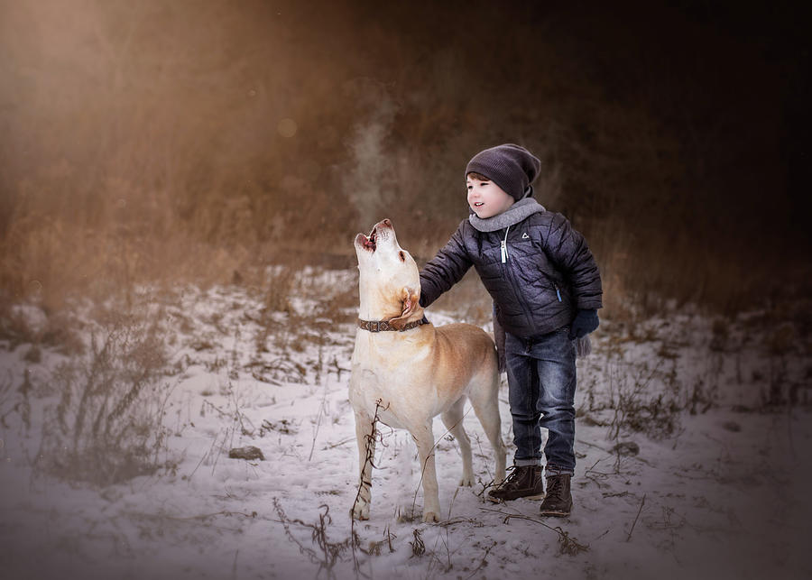 Dog Photograph - Best friends by Vicky Champagne