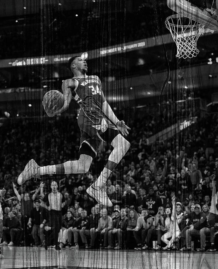 Best Giannis Dunk Photograph by Ewald Reichel - Fine Art America