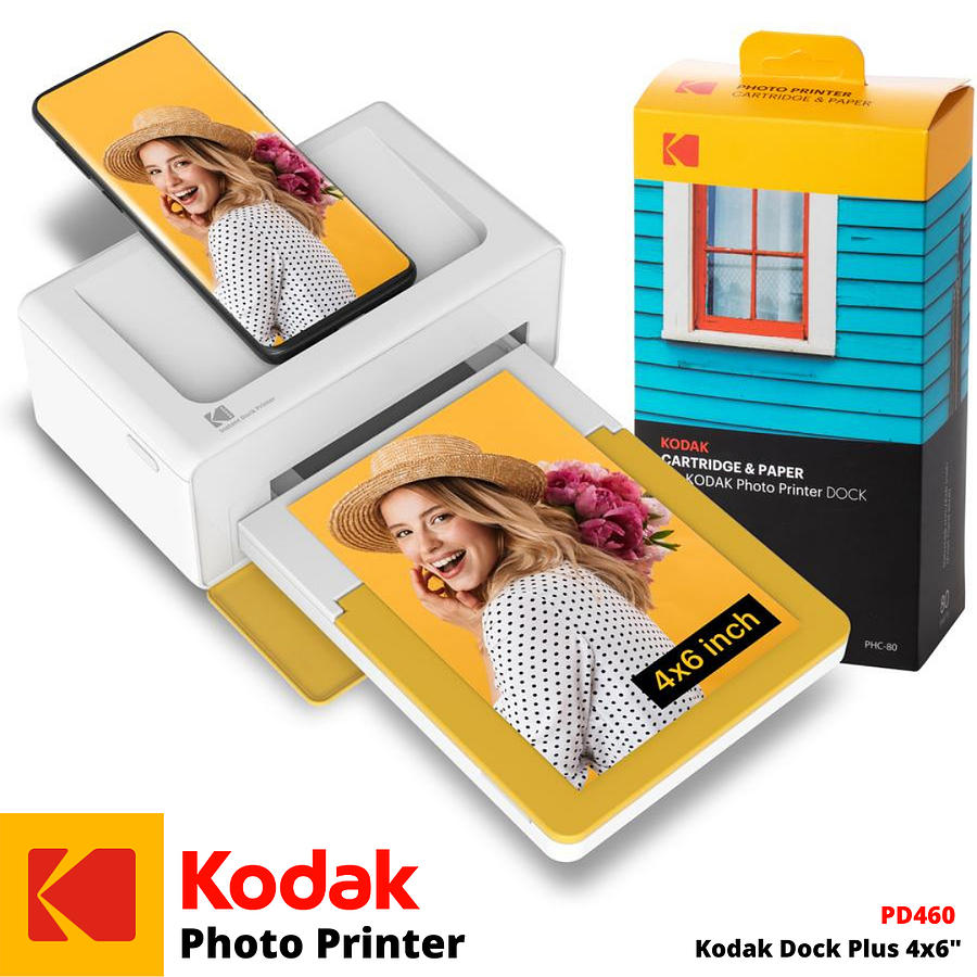 Best Instant Portable Bluetooth Photo and Picture Printer PD460 Dock