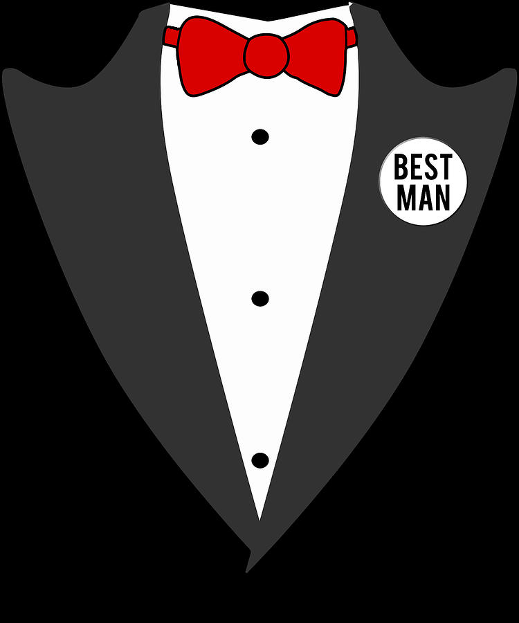 Best Man Tuxedo Digital Art by Flippin Sweet Gear