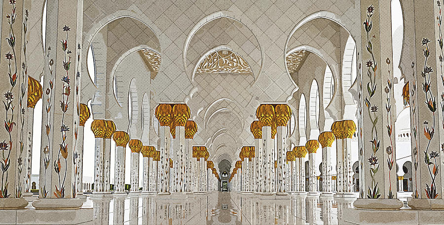 Best Minarets - Islamic Architecture, White and Gold Chandelier on ...