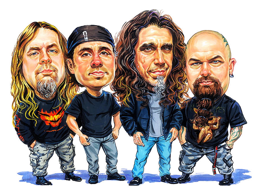 Best of slayer Genres Thrash metal Drawing by Carlynne Rofe - Fine Art ...