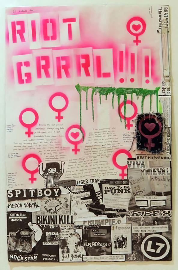 Best Riot Grrrl Poster cool Painting by Selina Wendy | Fine Art America