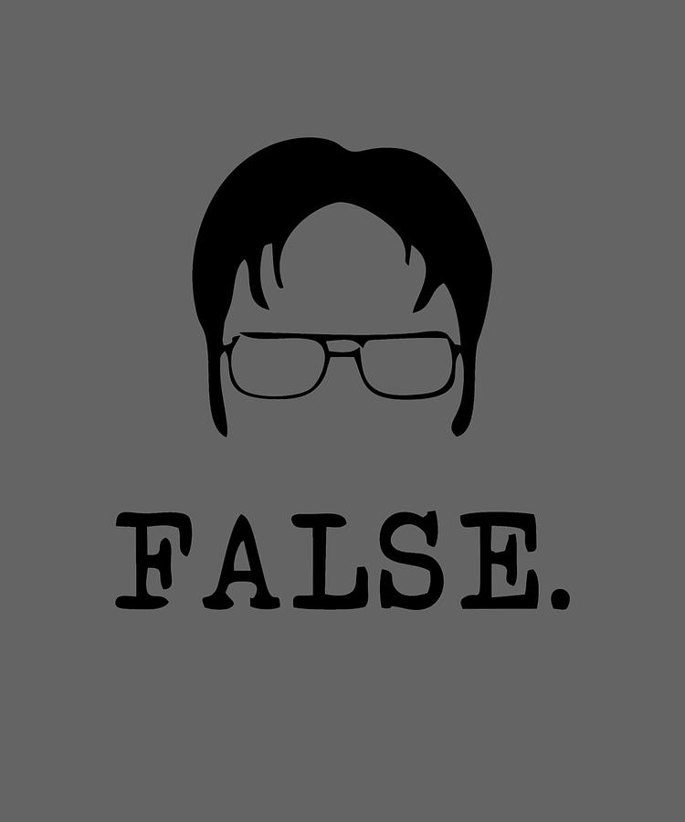 BEST SELLING Dwight Schrute False MERCHANDISE Painting by Theresa ...