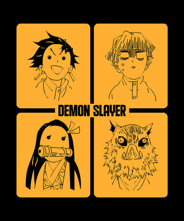 Demon Slayer Digital Art - Best Selling Kimetsu No Yaiba Film Funny Gifts by Do Van Phung