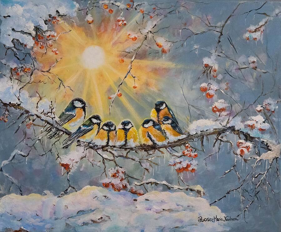 Best Together Painting by Rose-Marie Karlsen