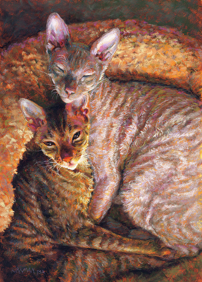 Cat Pastel - Besties by Rita Kirkman