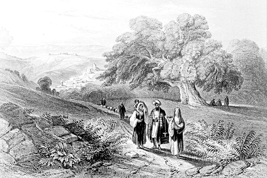 Bethany Fields in 1847 Photograph by Munir Alawi