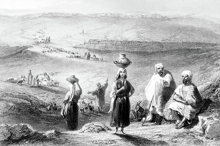 Bethel in 1847 Photograph by Munir Alawi