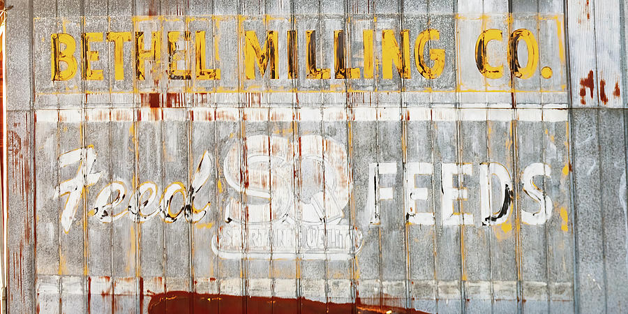 Bethel Milling Co wall painting Photograph by Flees Photos