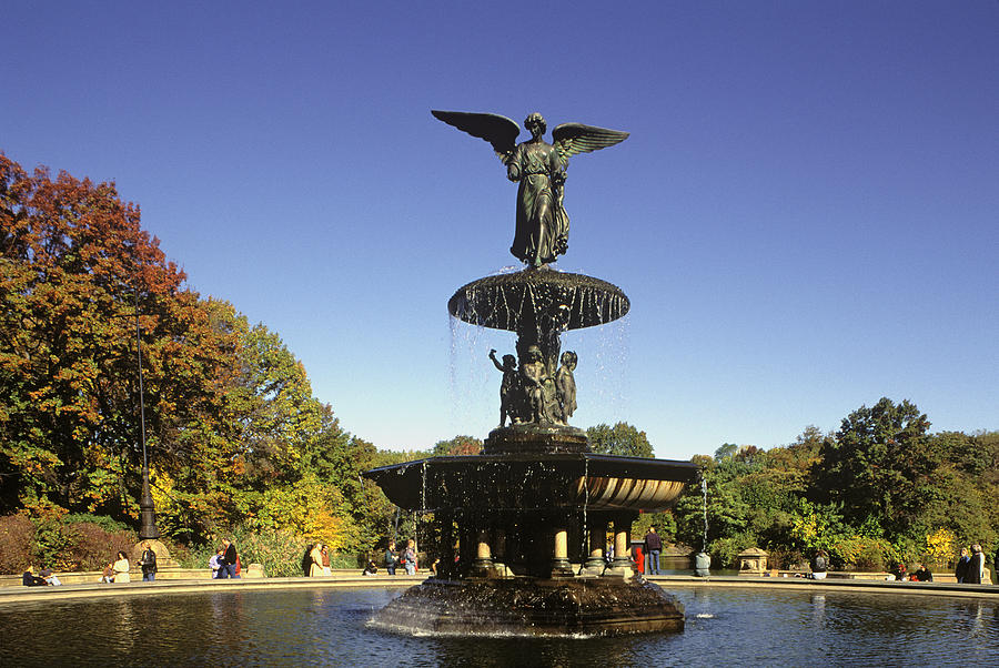 Bethesda Fountain Art: Canvas Prints, Frames & Posters