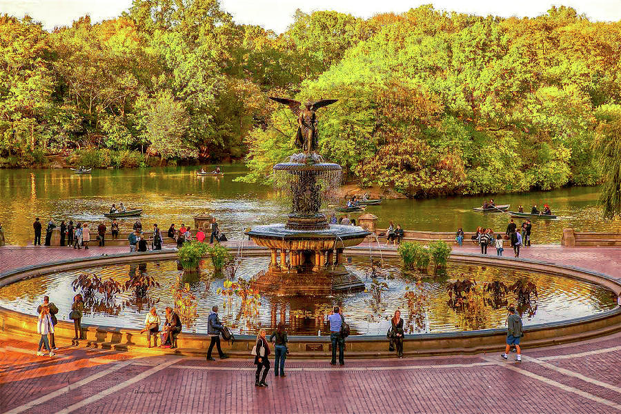 Bethesda Fountain Photograph by Dennis Baswell