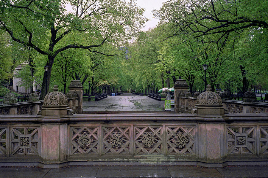 Central Park Photograph - Bethesda Terrace and The Mall by Cornelis Verwaal