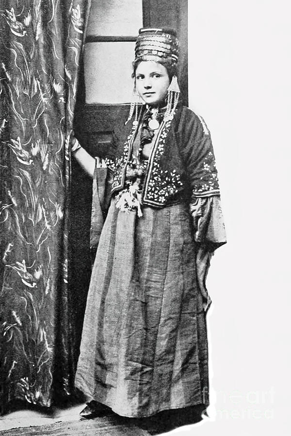 Bethlehem Beauty in 1908 Photograph by Munir Alawi