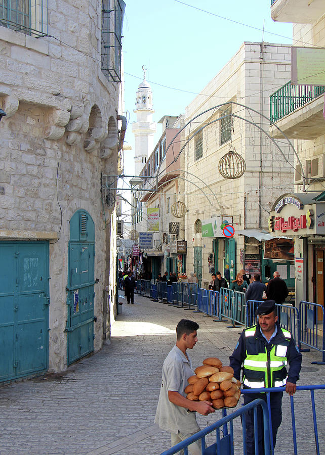 Bethlehem Bread Seller Photograph by Munir Alawi