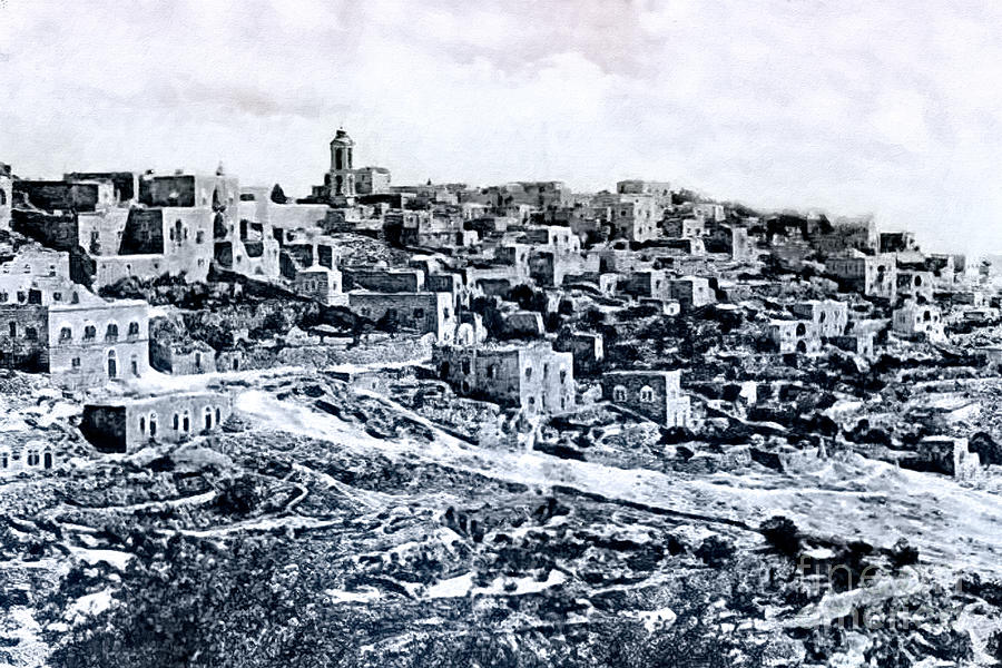 Bethlehem City in 1890s Photograph by Munir Alawi