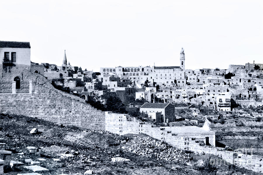 Bethlehem City in 1917 Photograph by Munir Alawi