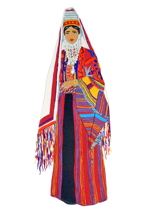 Bethlehem Girl in Traditional Dress Photograph by Munir Alawi